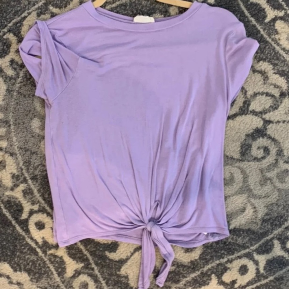 Purple Crop Top